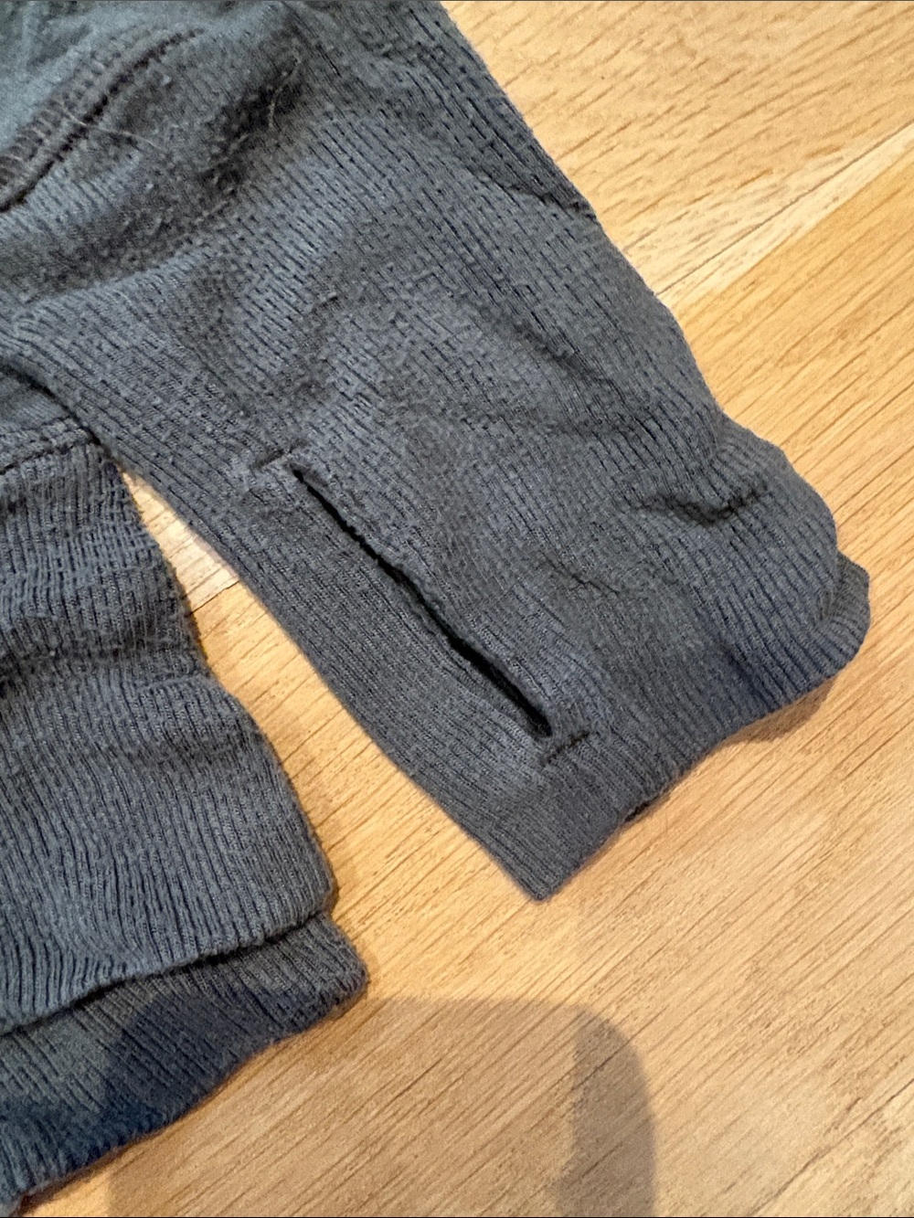 Athleta Olive Green Thermal Crewneck Pullover - Picture 5 of 7